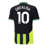 Manchester City Jack Grealish #10 Bortatröja 2024-25 Korta ärmar